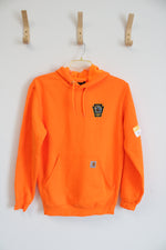 NEW Carhartt Orange Loose Fit Midweight Hoodie PA Game Commission | S