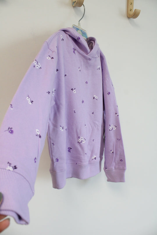 NEW Wonder Nation Purple Floral Hoodie | 6X
