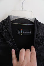 Smartwool Smartloft Black & Gray Wool Blend Full Zip Jacket | M