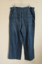 Universal Threads Wide Leg Denim Cotton Drawstring Pants with Pockets | 14