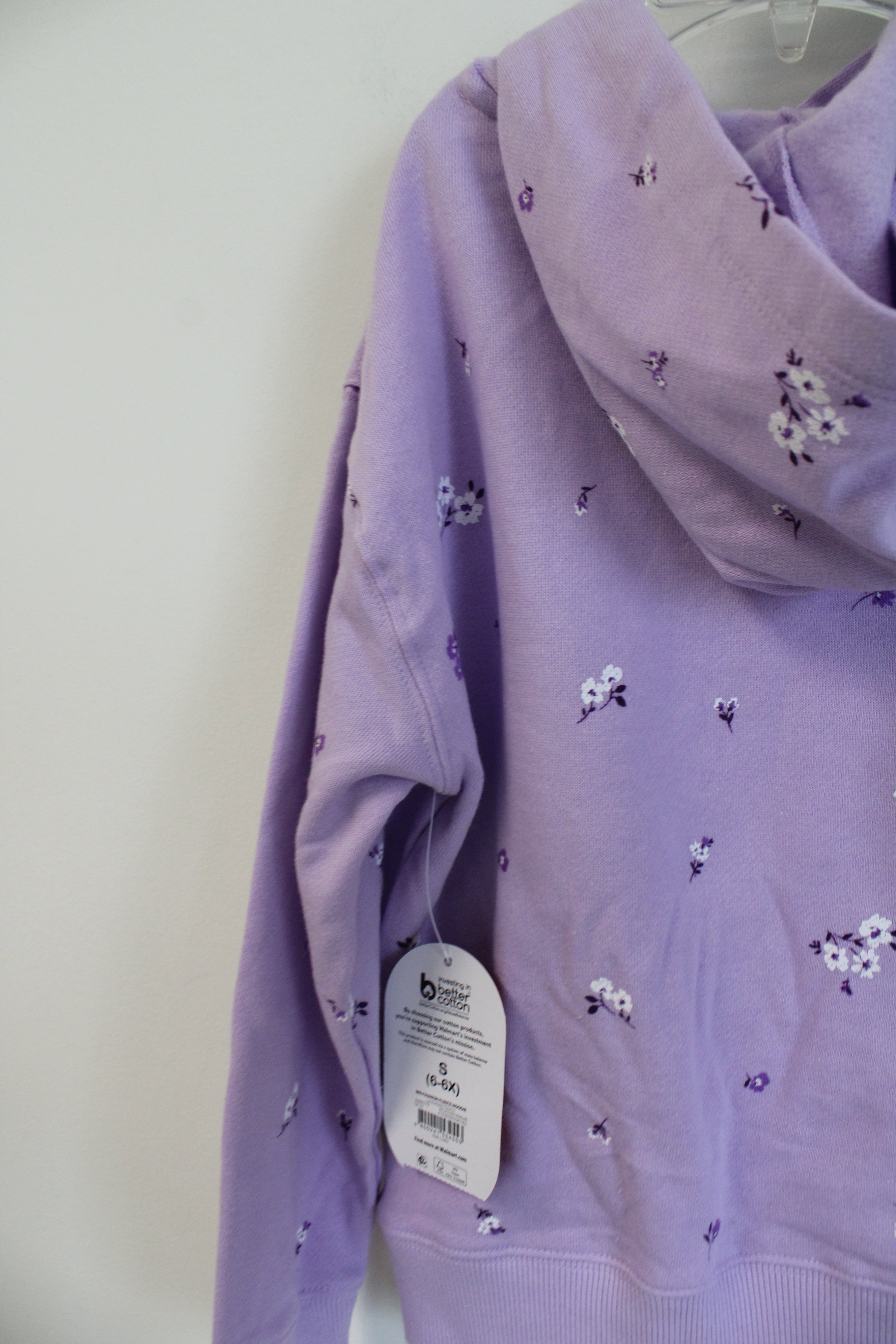 NEW Wonder Nation Purple Floral Hoodie | 6X