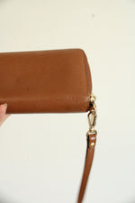Michael Kors Brown Pebble Leather Wallet