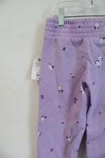 NEW Wonder Nation Purple Floral Jogger Pants | 4/5