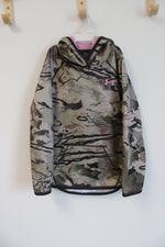 Under Armour Green Camo Hoodie | Youth S (8)