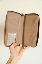 Michael Kors Brown Pebble Leather Wallet