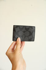 Coach Men's Signature Coated Canvas ID Billfold Wallet