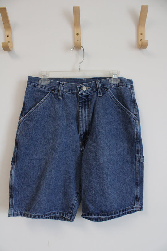 Wrangler Blue Denim Carpenter Jean Shorts | 32