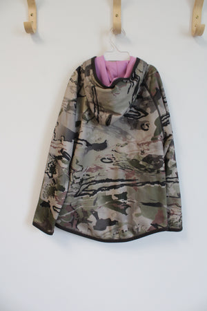 Under Armour Green Camo Hoodie | Youth S (8)