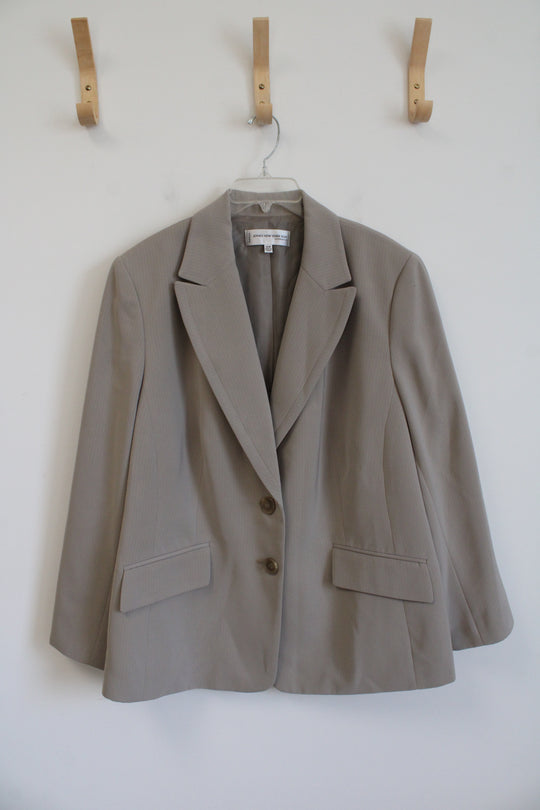 Jones New York Tan Blazer | 20W