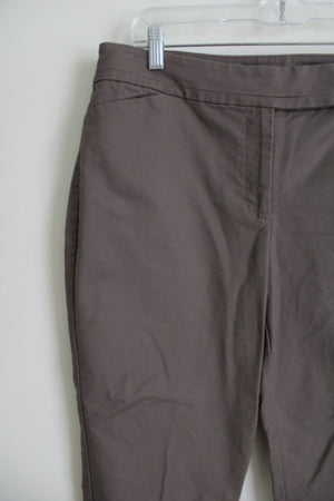 Ann Taylor Curvy Brown Capri | 12