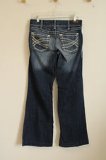 Ariat Dark Wash Bootcut Jeans with White Stitching | 31