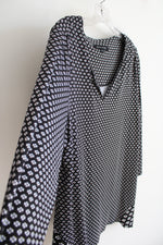 Zac & Rachel Black & White Patterned Top | L