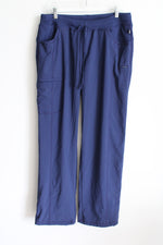 Infinity Blue Scrub Pants | L Tall