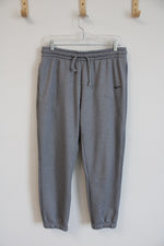 Nike Gray Drawstring Waist Sweatpants | M