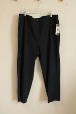 NEW Larry Levine Navy Blue Dress Pants with Pockets | 20-S