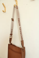 Michael Kors Luisa Large Pebbled Leather Messenger Bag