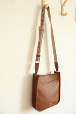 Michael Kors Luisa Large Pebbled Leather Messenger Bag