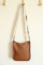 Michael Kors Luisa Large Pebbled Leather Messenger Bag