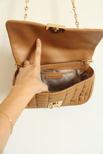 Michael Kors Tribeca Large Convertible Chain Pale Peanut Shoulder Bag