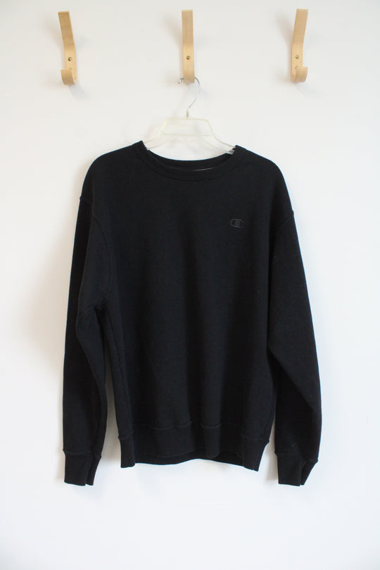 Champion Black Sweatshirt | L