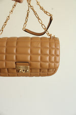 Michael Kors Tribeca Large Convertible Chain Pale Peanut Shoulder Bag