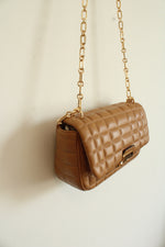 Michael Kors Tribeca Large Convertible Chain Pale Peanut Shoulder Bag