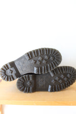 Dr. Martens Molly Black Patent Leather Platform Boot | Size 9