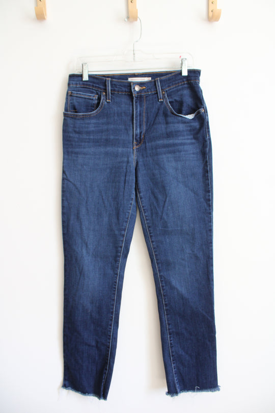 Levi's 724 High Rise Straight Dark Wash Jeans | 30