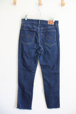 Levi's 724 High Rise Straight Dark Wash Jeans | 30