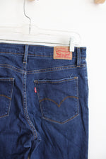Levi's 724 High Rise Straight Dark Wash Jeans | 30