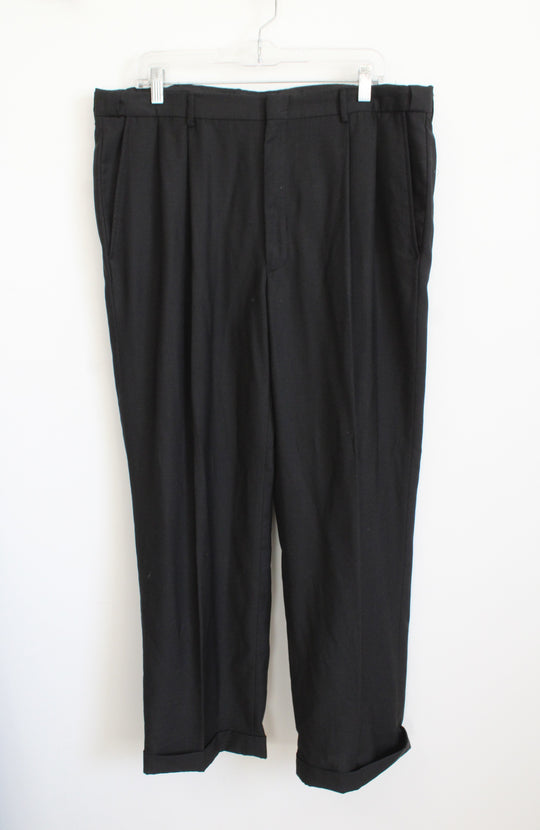 Haggar Black Dress Pants | 38X30