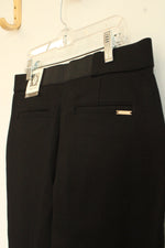 NEW Anne Klein Black Slim Ankle Stretch Waistband Pants | M