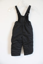 Cat & Jack Black Snow Bib Pants | 2T