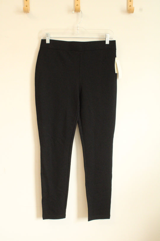 NEW Mason Jewels Black Thick Ponte Leggings | M
