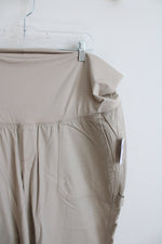 NEW Old Navy Tan Full Panel Maternity Pants | XL