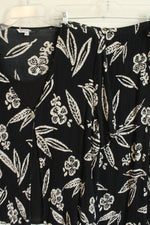 Studio Women Black Floral Skirt Set | 1X