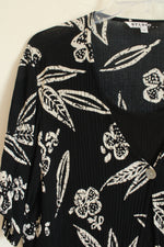 Studio Women Black Floral Skirt Set | 1X