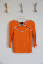 Biker's Orange Long Sleeved Top | M