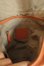 Coach Legacy Flap Peach Orange Purse