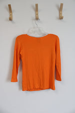 Biker's Orange Long Sleeved Top | M