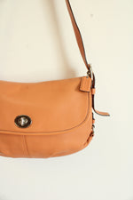 Coach Legacy Flap Peach Orange Purse