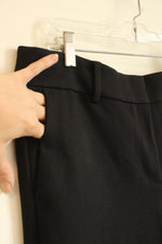 NEW Ann Taylor Black Ankle Thick Ponte Stretch Pant | 10