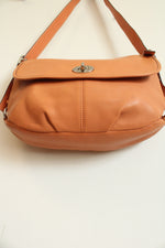 Coach Legacy Flap Peach Orange Purse
