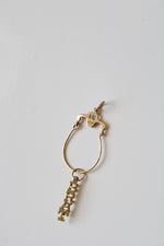 14K Yellow Gold "Brat" Necklace Charm