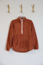 Sonoma Orange Quarter Zip Fleece | S