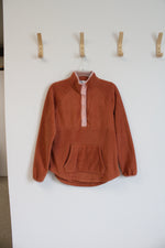 Sonoma Orange Quarter Zip Fleece | S