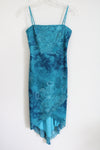 City Triangles Vintage Y2K Blue Paisley Dress | S/M