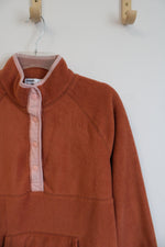 Sonoma Orange Quarter Zip Fleece | S