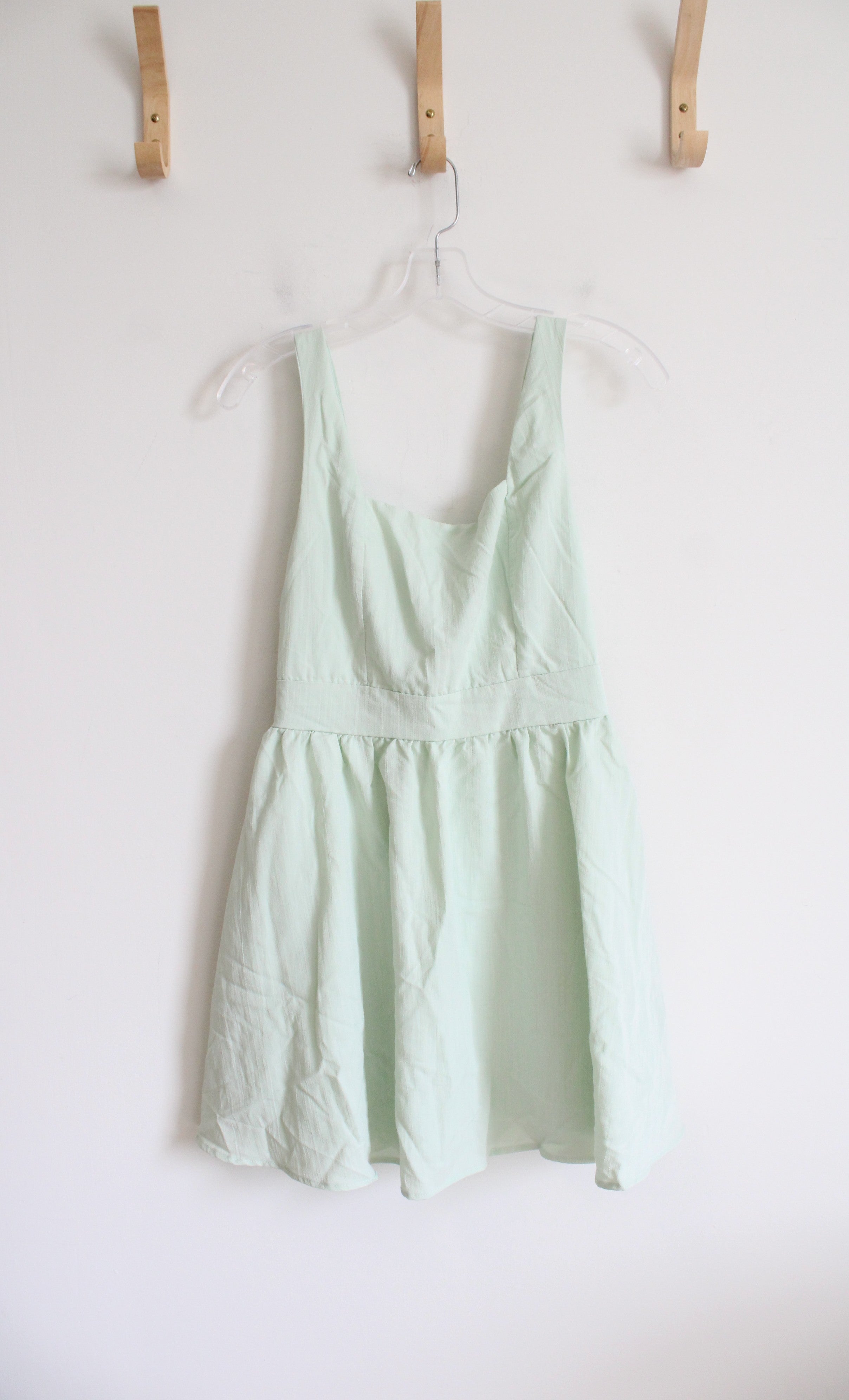 Blue Rain Mint Green Flowy Dress | S Jubilee Thrift Blue Rain Mint Green Flowy Dress | S Jubilee Thrift