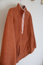 Sonoma Orange Quarter Zip Fleece | S